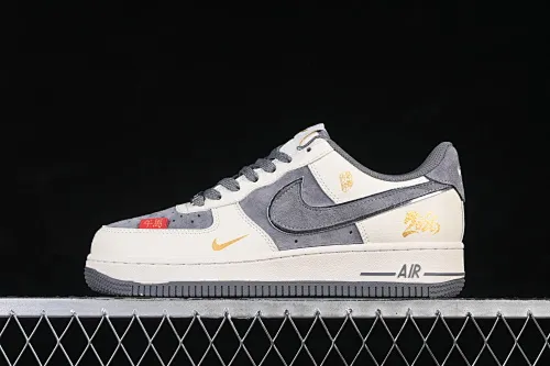 All Categories Nk Air Force 1 Air Force Series Nk Air Force 1 Low Air Force Low Nike Air Force 1'07 Low Beige Gray Air Force One Low Casual Shoes HT5088-615